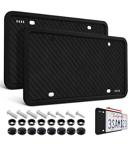 Amazon.com: Subaru Logo License Plate Frame SOA342L167 Matte