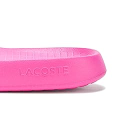 Lacoste Women's Serve Slide, Pink, 10
