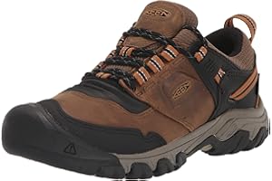 KEEN Mens Ridge Flex Low Height Waterproof Hiking Shoe