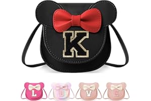 IZUZTA Little Girl Toddler Purse - Cute Mouse Ear Bow Crossbody Bag for 2-8 Year Olds - Birthday Gift
