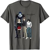Death Note Main Characters Posing with Logo Anime T-Shirt