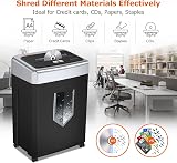 Bonsaii 15-Sheet Cross Cut Shredder C169-B 60dB 18L Jam Proof Office view 4