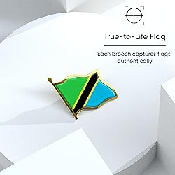 Tanzania Flag Lapel Pin - Enamel Metal National