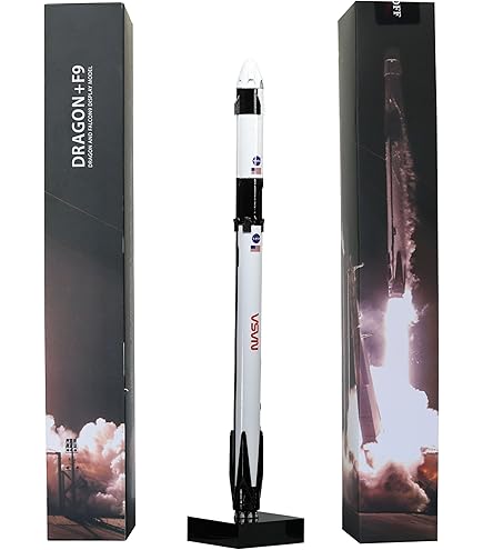Amazon.com: wltk Space X Falcon 9 1/233 Diecast Rocket Model