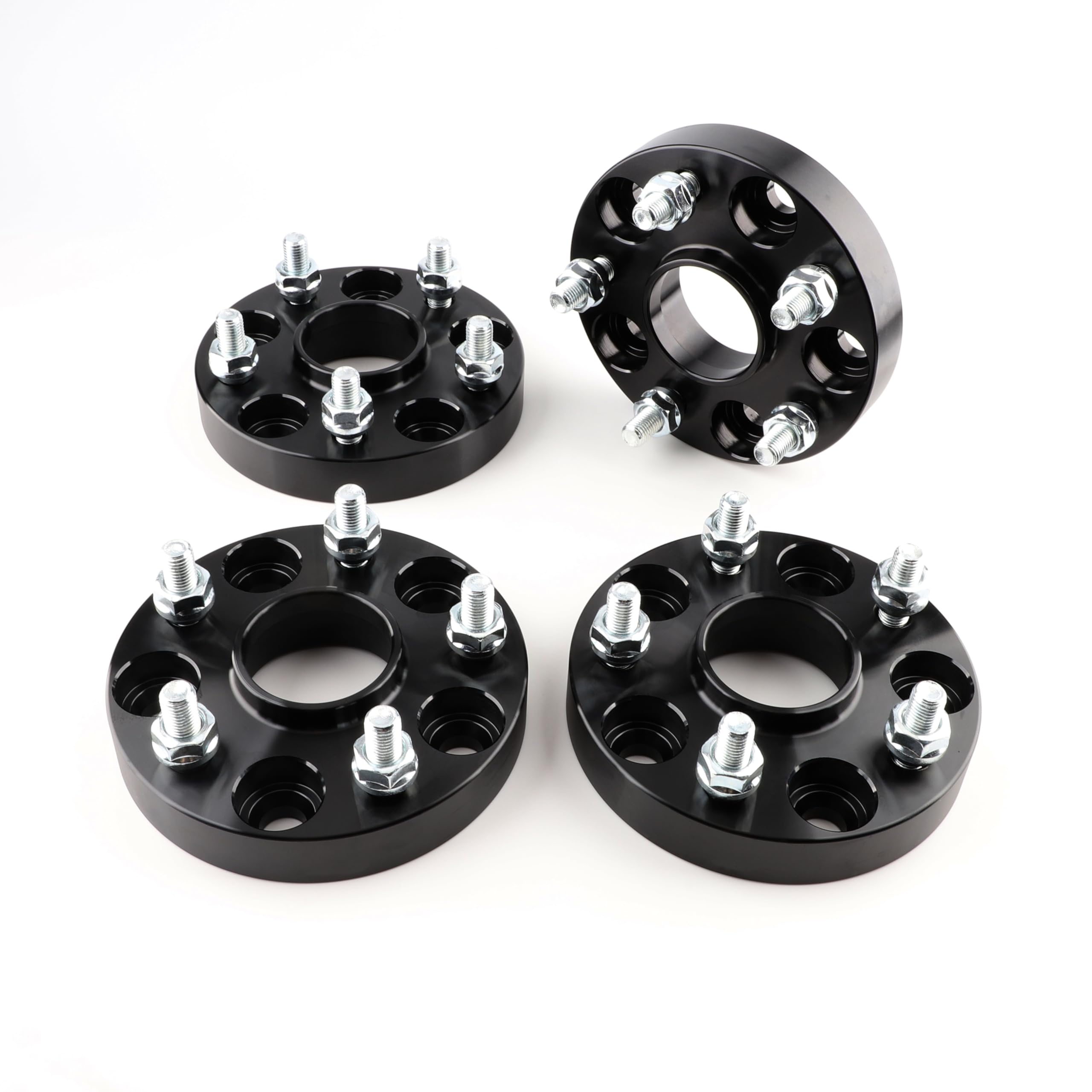 Photo 1 of ZY WHEEL 4pcs 1" 5x4.5/5x114.3 Wheel Spacers 12x1.5 Stud 60.1mm Bore Black Compatible for Lexus ES 250 300 330 350 GS 300 350 400 IS 250 300 RC | Avalon Corolla Cross Camry Highlander RAV4 Tacoma 2WD
