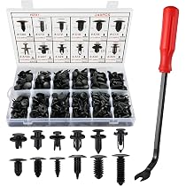 630 pcs 16 Tolerant Plastic Car Body Ph Pin Rivet Fastener Dress Moulding Clip Fastener Clip Kit Suitable for Cars