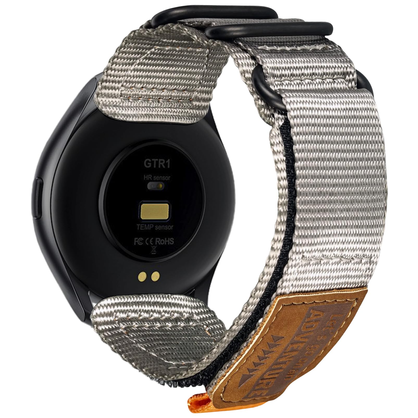 torbollo Watch Bands Compatible with Amazfit GTR 2e/ GTR 2/ GTR 3 Pro/GTR 3/ GTR 4/ GTR 47mm Smartwatch, Rugged Nylon Leather Sport Strap for Men & Women