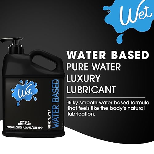 Wet Silver Water-Based Lubricant | Long-Lasting, Original Premium Formula |  Vegan, pH-Balanced, Hypoallergenic, Paraben-Free, Non-staining | Lube for  Men, Women & Couples, 128 fl oz in Dubai - UAE | Whizz Lubricants