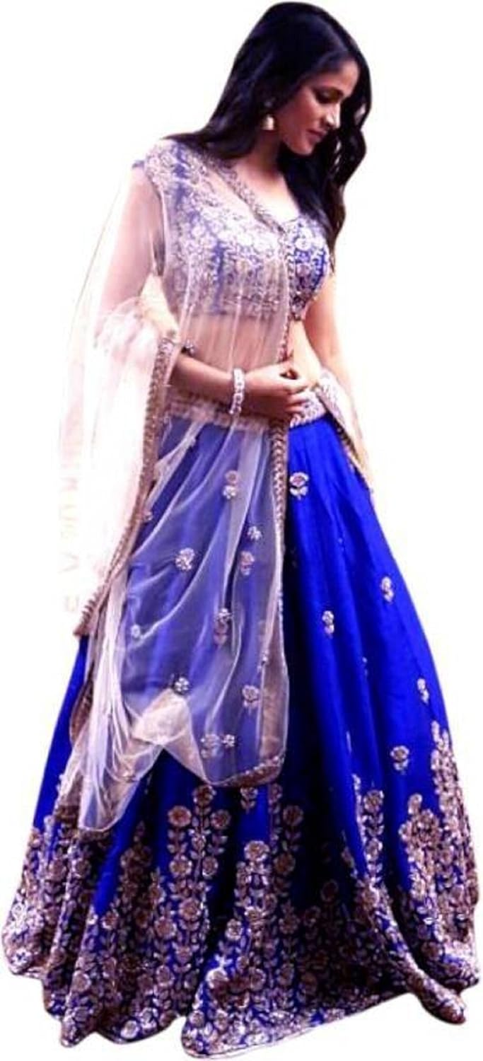 vidhatatextiles embroidered women's lehenga choli