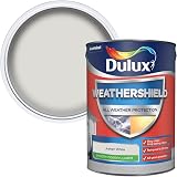 Dulux Weathershield Smooth Masonry Paint Ashen White 5L