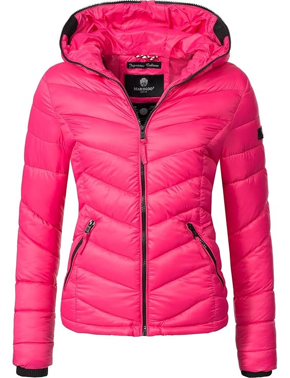Marikoo Damen Übergangs-Jacke Steppjacke Kuala 16 Farben XS-XXL
