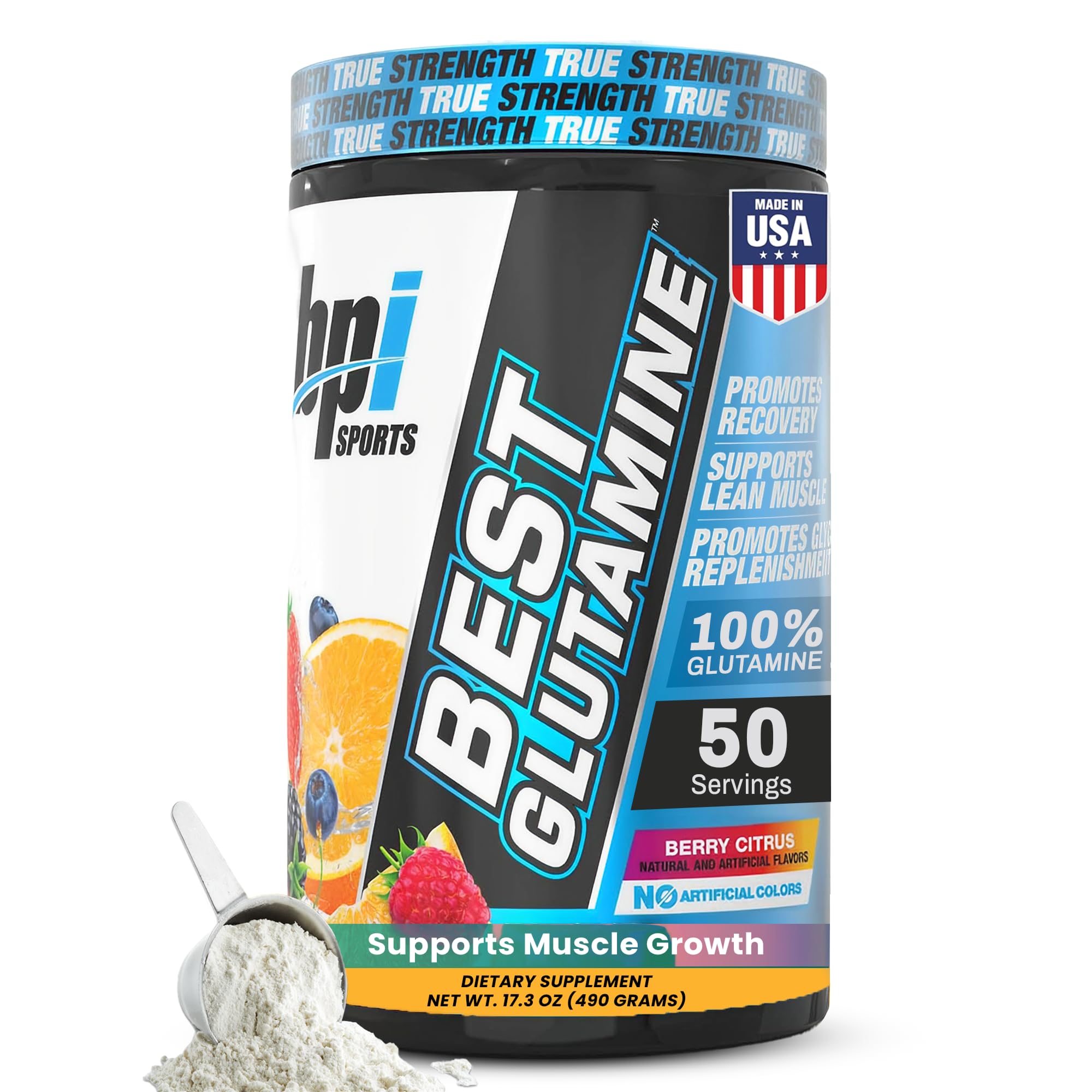 BPI Sports Best Glutamine Berry Citrus 50 sv