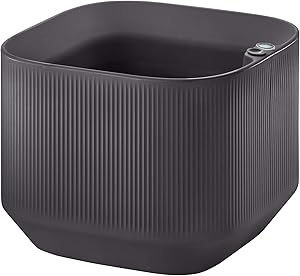 Crescent Garden Modular Large Trough Planter Box, Self-Watering Pot for Indoor and Outdoor Plants, Modern Planter 20