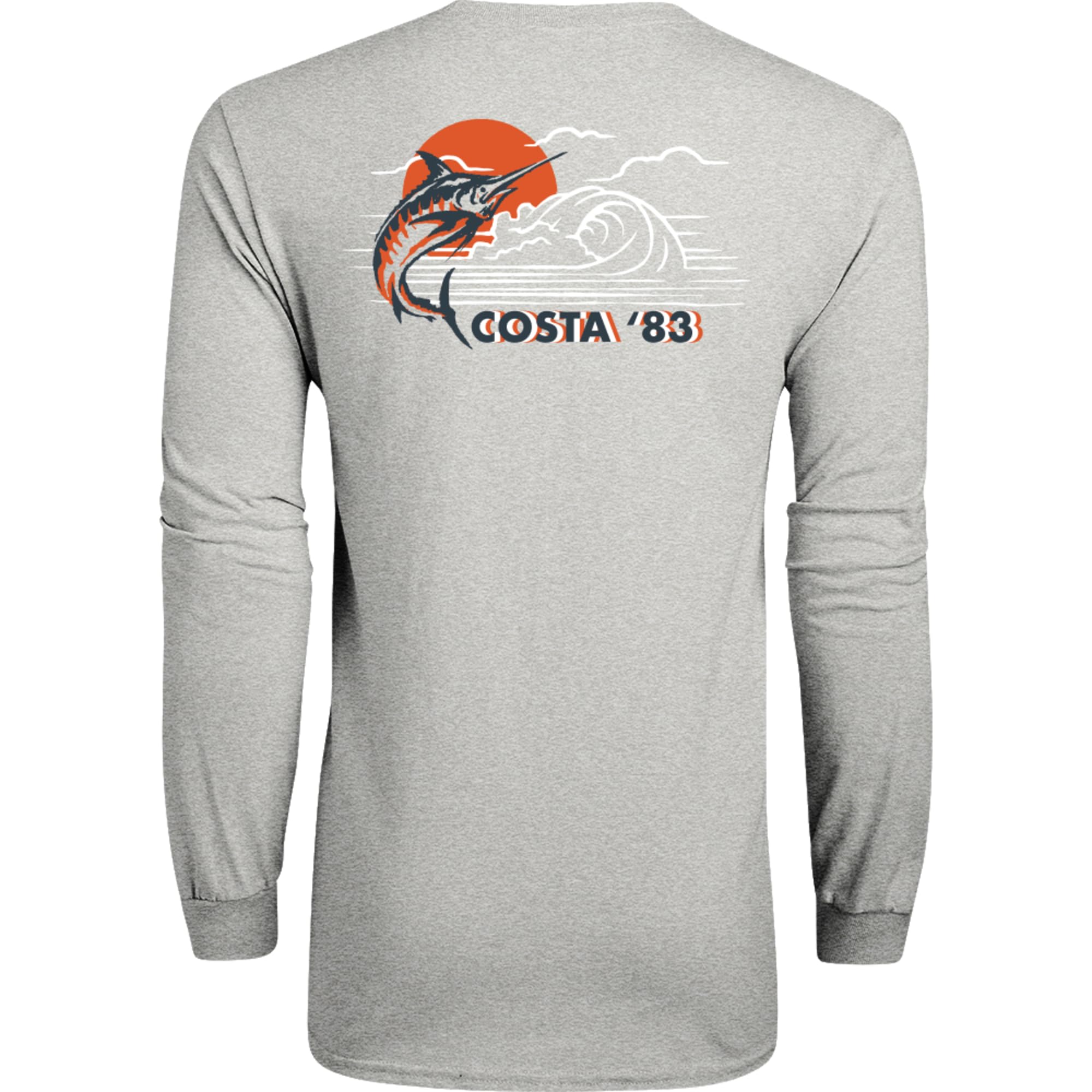 Costa Del Mar Men's Bluewater Long Sleeve Tee - Nautical Graphic Print Shirt - View #9