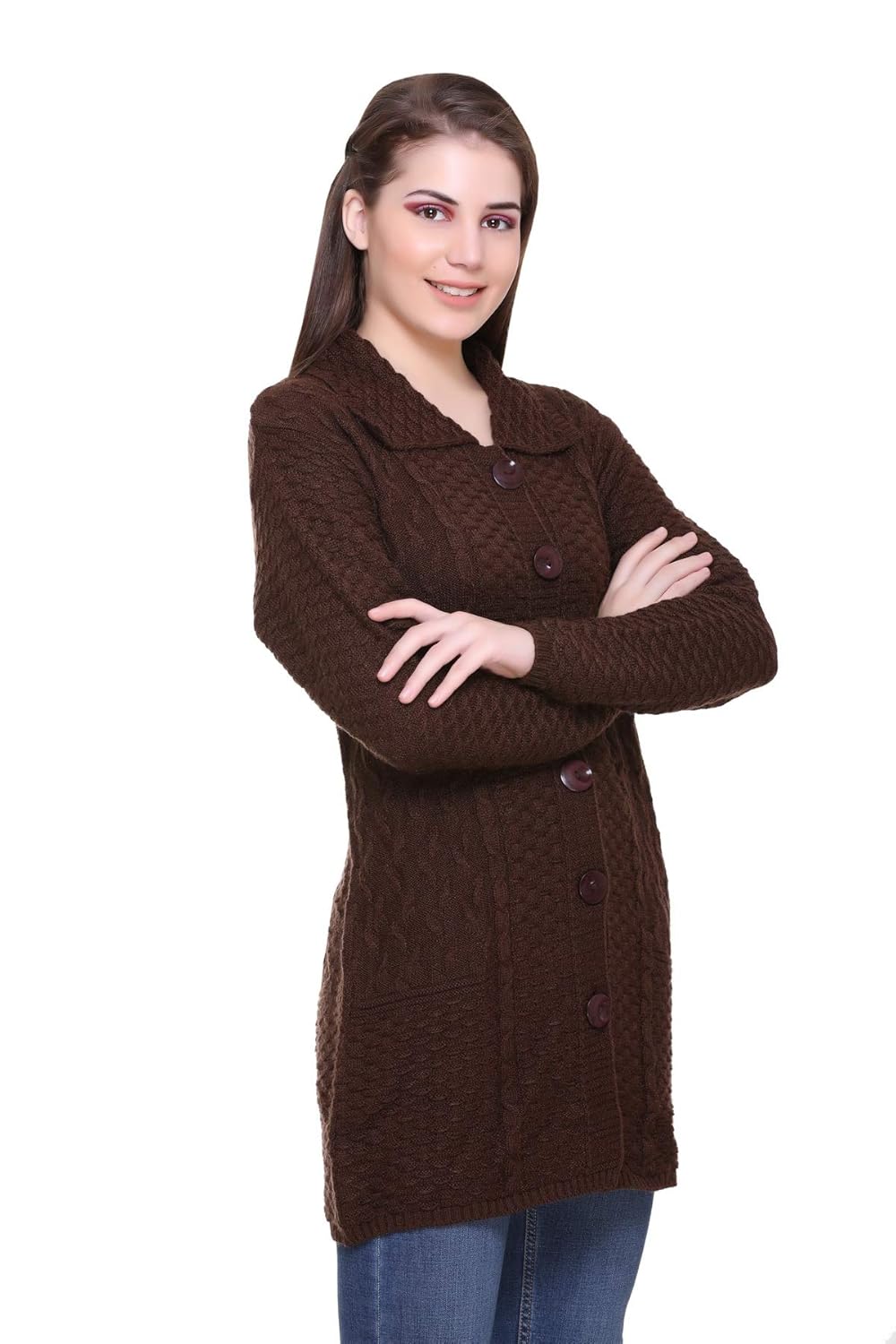 zoravie women's winter woolen coat