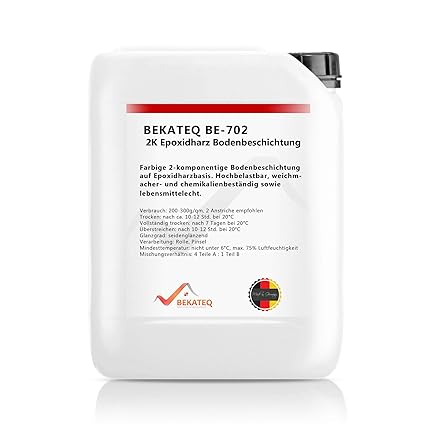 Revestimiento de resina para el suelo, para 50 m2, brillo ...