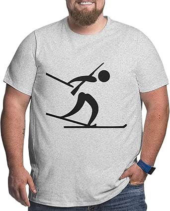 Biathlon Printed Men's Fashion Big & Tall Sizes T-Shirt ...