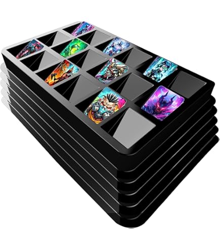 Amazon.com: Coolbyl Card Sorting Tray 5ct – Stackable Trading Card