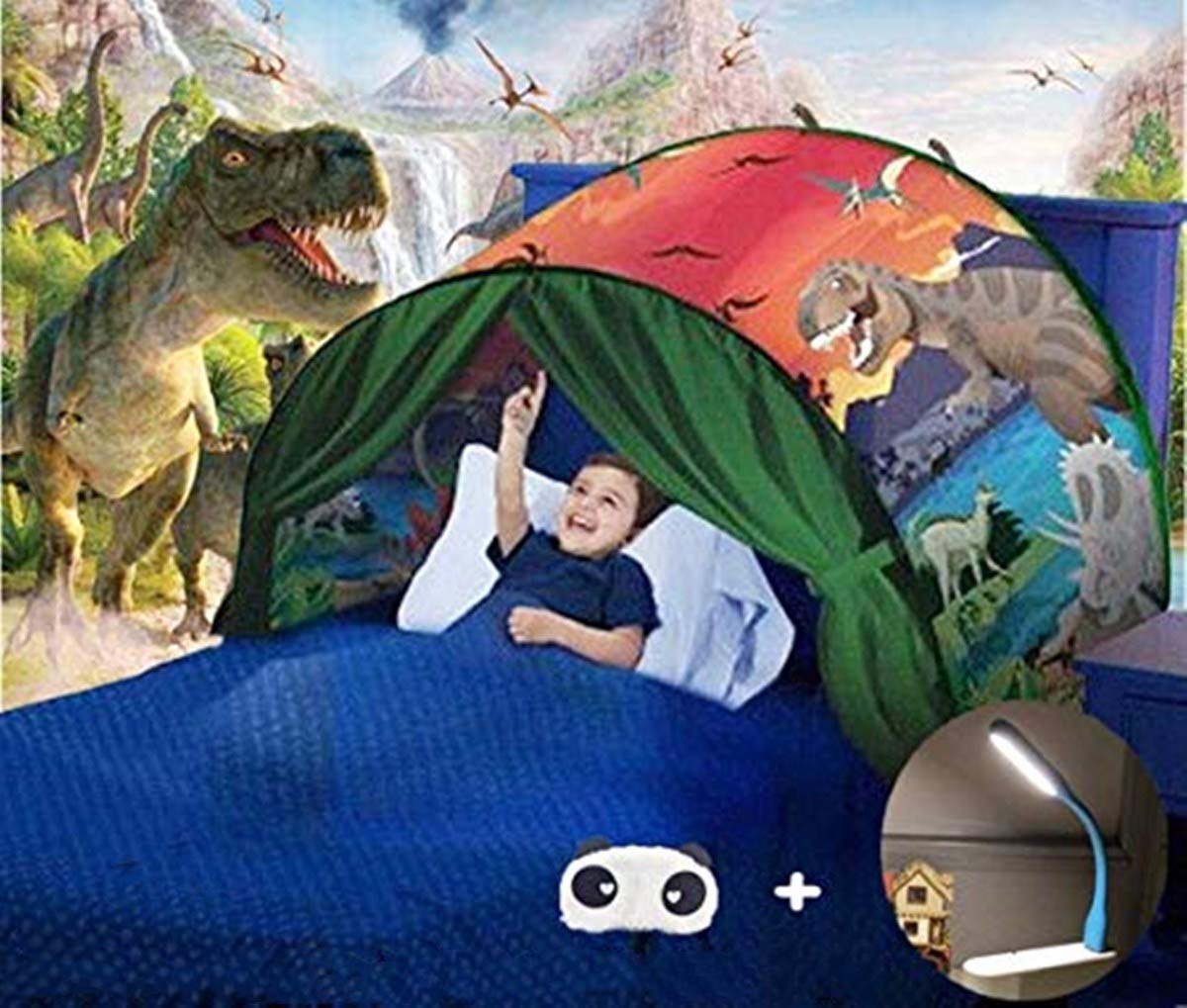 Bed tents for boys,Children's Tents,Game Tents Indoor,Space Tents,Children's Playrooms,Boys And Girls Christmas Birthday Gifts(dinosaur)