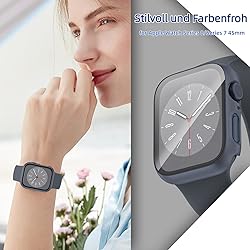[3 Packs] Case for Apple Watch Series 9/8/7 45mm