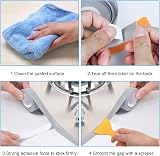 Mooshy Bath Sealant Strip 6.4m Gray Self Adhesive Waterproof Caulk Tape Kitchen view 3