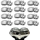 Shaver Replacement Blades for Skull Shaver Pitbull Replacement Blade,Replacement Heads for Pitbull Gold/Silver/Platinum Pro Shaver (12 Blades)