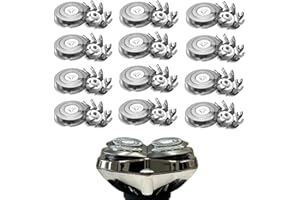 UICINOY Shaver Replacement Blades for Skull Shaver Pitbull Replacement Blade,Replacement Heads for Pitbull Gold/Silver/Platinum Pro Shaver (12 Blades)