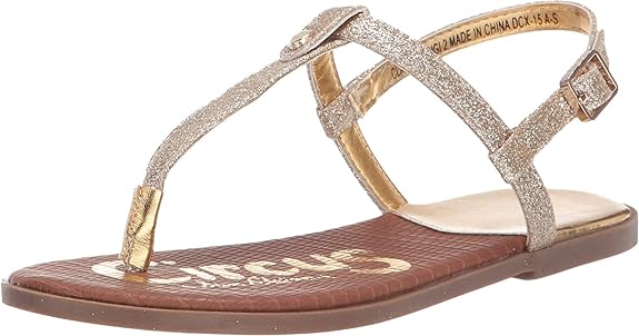 Circus by Sam Edelman Kids Girl's Clarissa Gigi (Little Kid/Big Kid) Gold Glitter 1 Little Kid