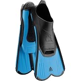 Cressi Short Full Foot Pocket Fins for Swimming or Training in the Pool and in the Sea - Light: made in Italy