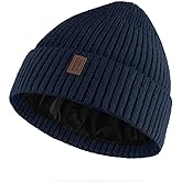 Wmcaps Warm Beanie for Men Women, Fleece Lined Beanie Warm Winter Caps Unisex Fashion Knit Cuffed Cap