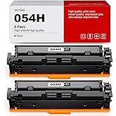 (2 Black) 054H Black Toner Cartridge, MF642cdw Toner, MF644cdw Toner Replacement for Canon 054H 054 H CRG-054 Work with Canon