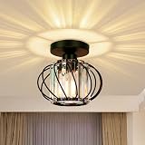 FRIDEKO HOME Modern Ceiling Lights Black Crystal LED Mini Chandelier