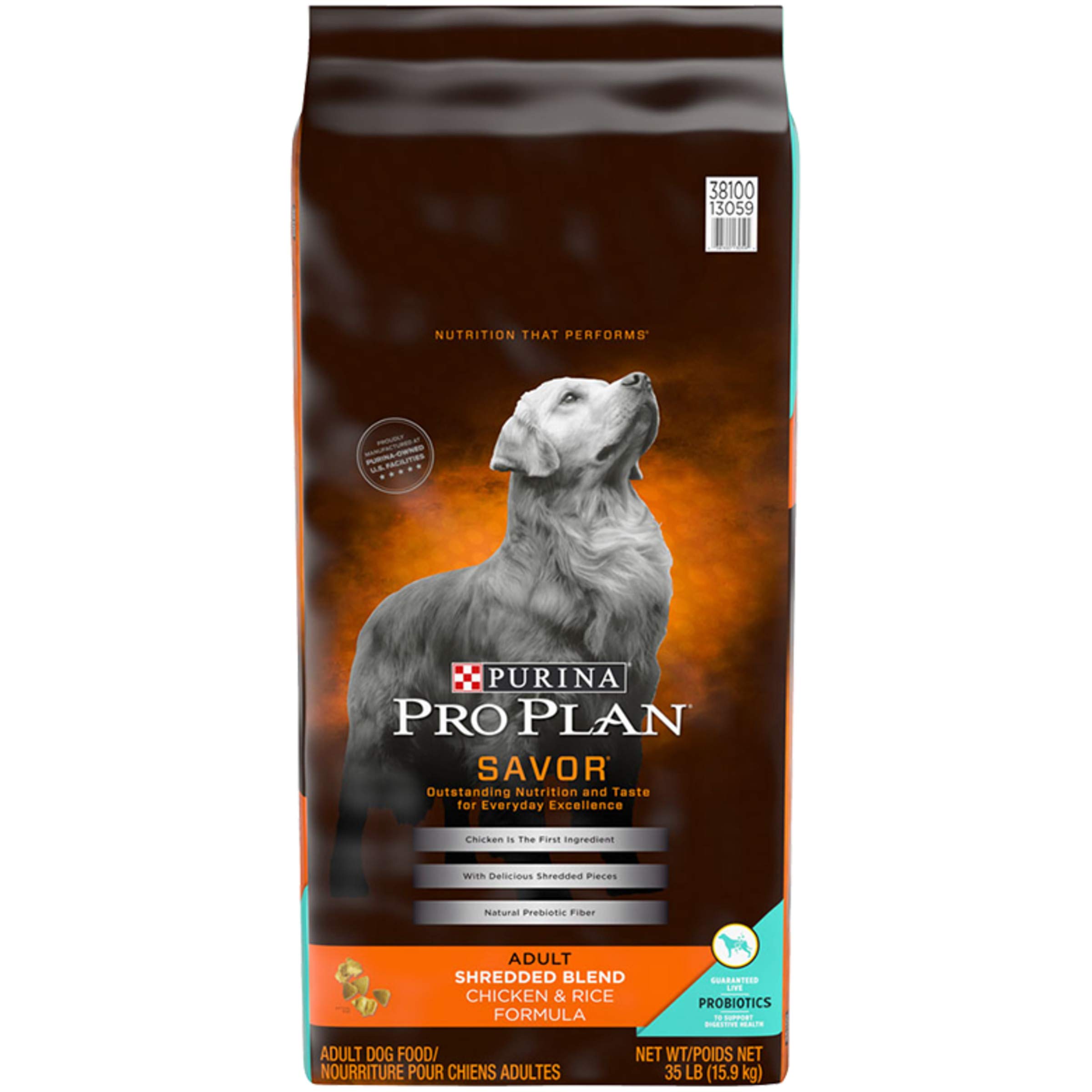 Probiotics Dry Dog Food , SAVOR Shredded Blend Chicken & Rice Formula