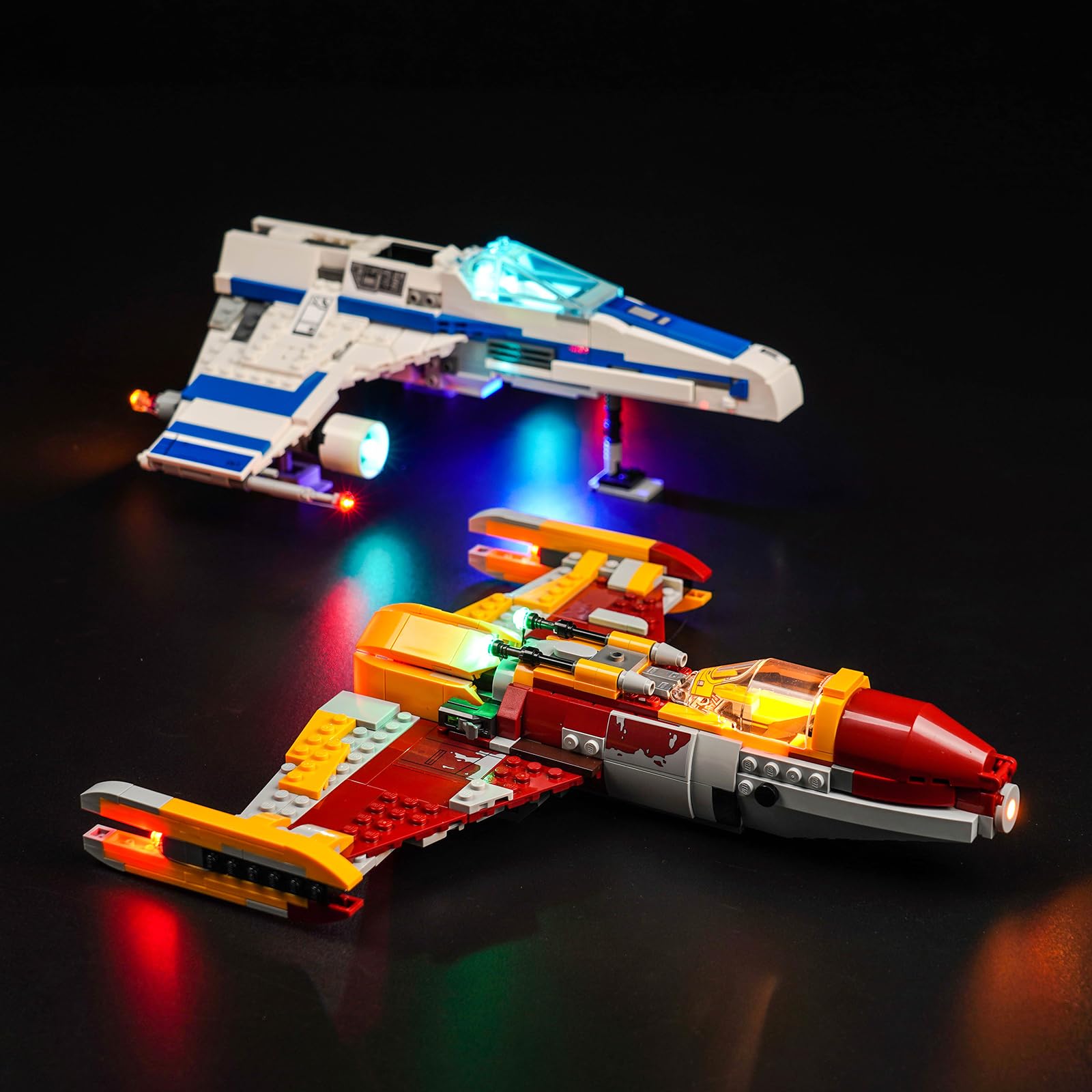 Led Light Kit for Lego E-Wing vs. Shin Hati’s Starfighter, Led Lighting Set for Lego 75364 Star Wars New Republic E-Wing vs. Shin Hati’s Starfighter - Not Include Models, Just Light Kit