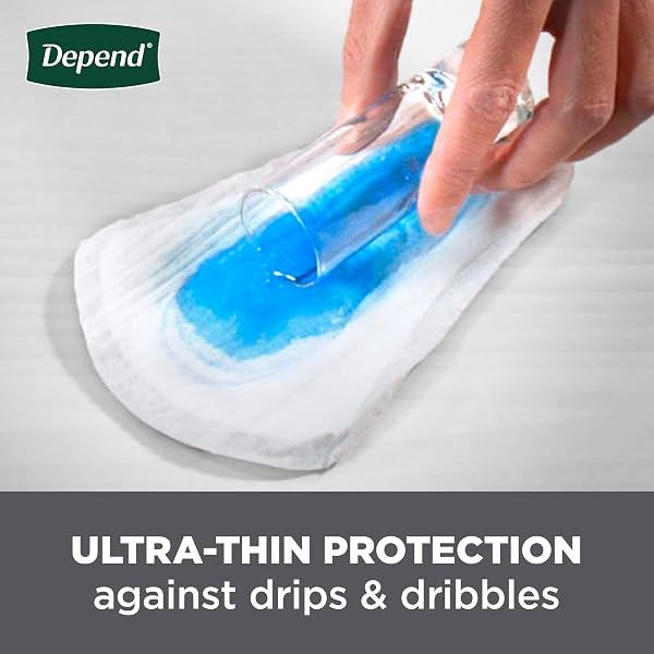 DEPEND INCONTINENCE/BLADDER CONTROL SHIELDS, PADS FOR MEN, LIGHT ABSORBENCY, 174 COUNT (3 PACKS OF 58) (PACKAGING MAY VARY)
