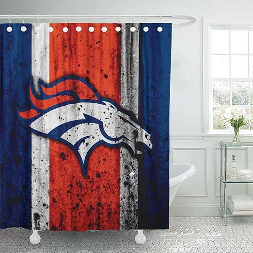 Amazon Com Ladble Decor Shower Curtain Set With Hooks Denver City