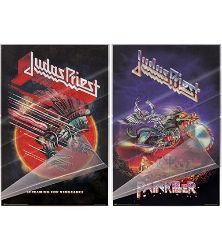 Amazon.com: Judas Priest - Music Poster (Screaming For Vengeance