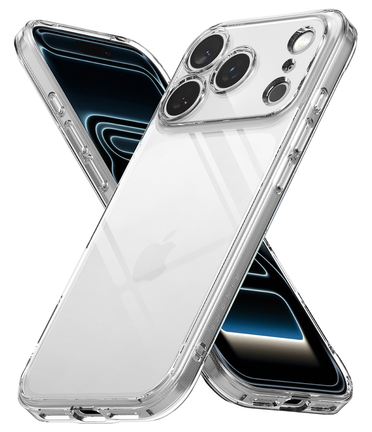 Ringke Fusion for iPhone 17 Pro Case [Always Look Classy] UV Coating for Scratch & Discoloration Resistant, Shockproof Air Pockets - Clear