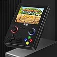 AceFox Handheld Game Console, Portable Retro Video Game Console with a 32G TF Card Pre-Loaded 8000+ Games, Dual 3D Joystick, 11 Emulators, Rechargeable Battery Support RCA Cable TV Output
