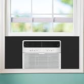 Flehomo Window AC Side Panel, Full Surround Insulation Window Air Conditioner Foam Panels, Insulated Side Panels Kit for Window AC Units for Winter and Summer, Black