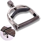 Paige 6-String Guitar Capo &ndash; Nickel, Proudly Made in the USA &ndash; Adjustable Tension, Ultra-Thin Design &ndash; Fits Standard Acoustic Guitars