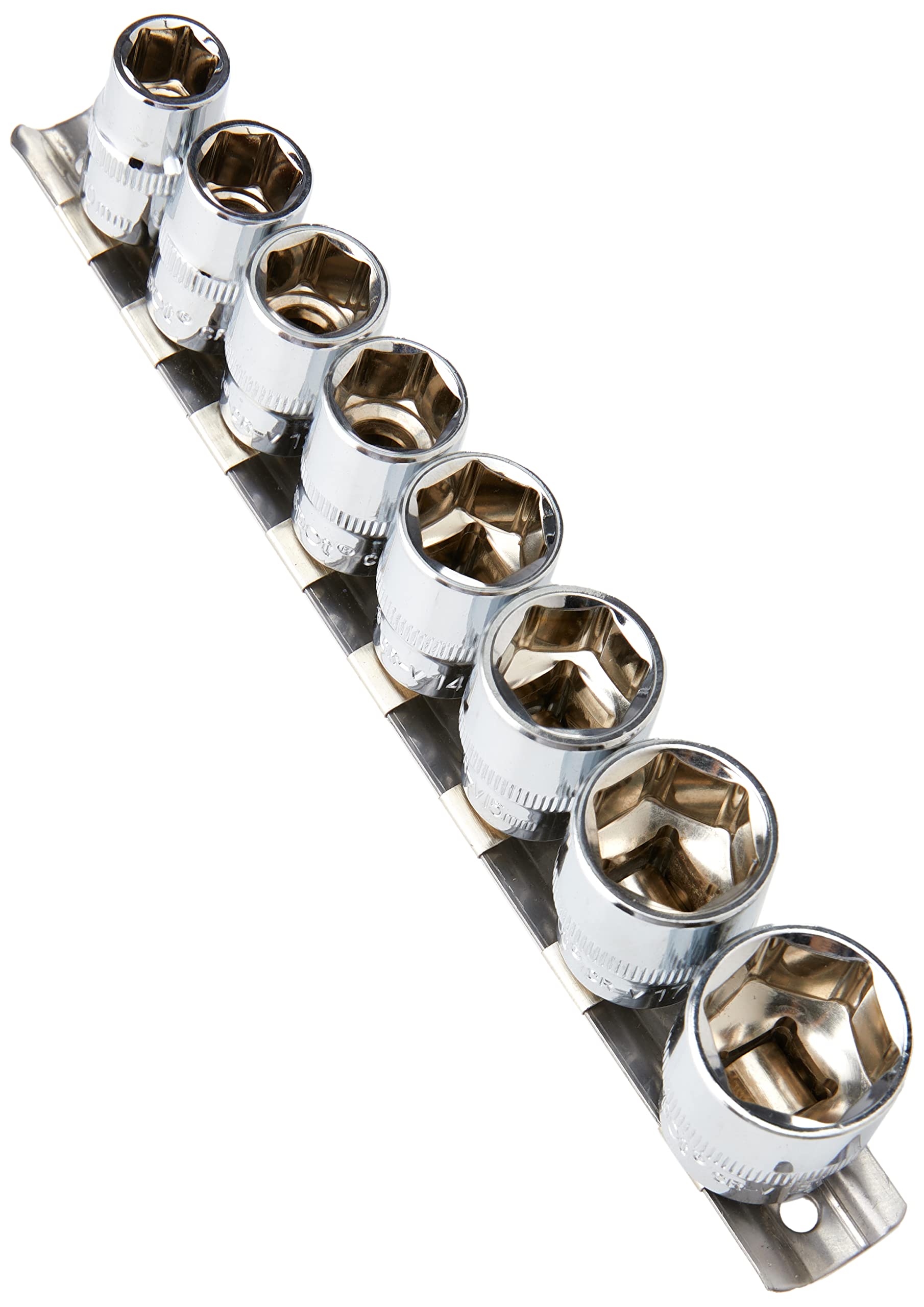 Blue Spot 01524 8 Piece 3/8 Inch Socket Set On Rail