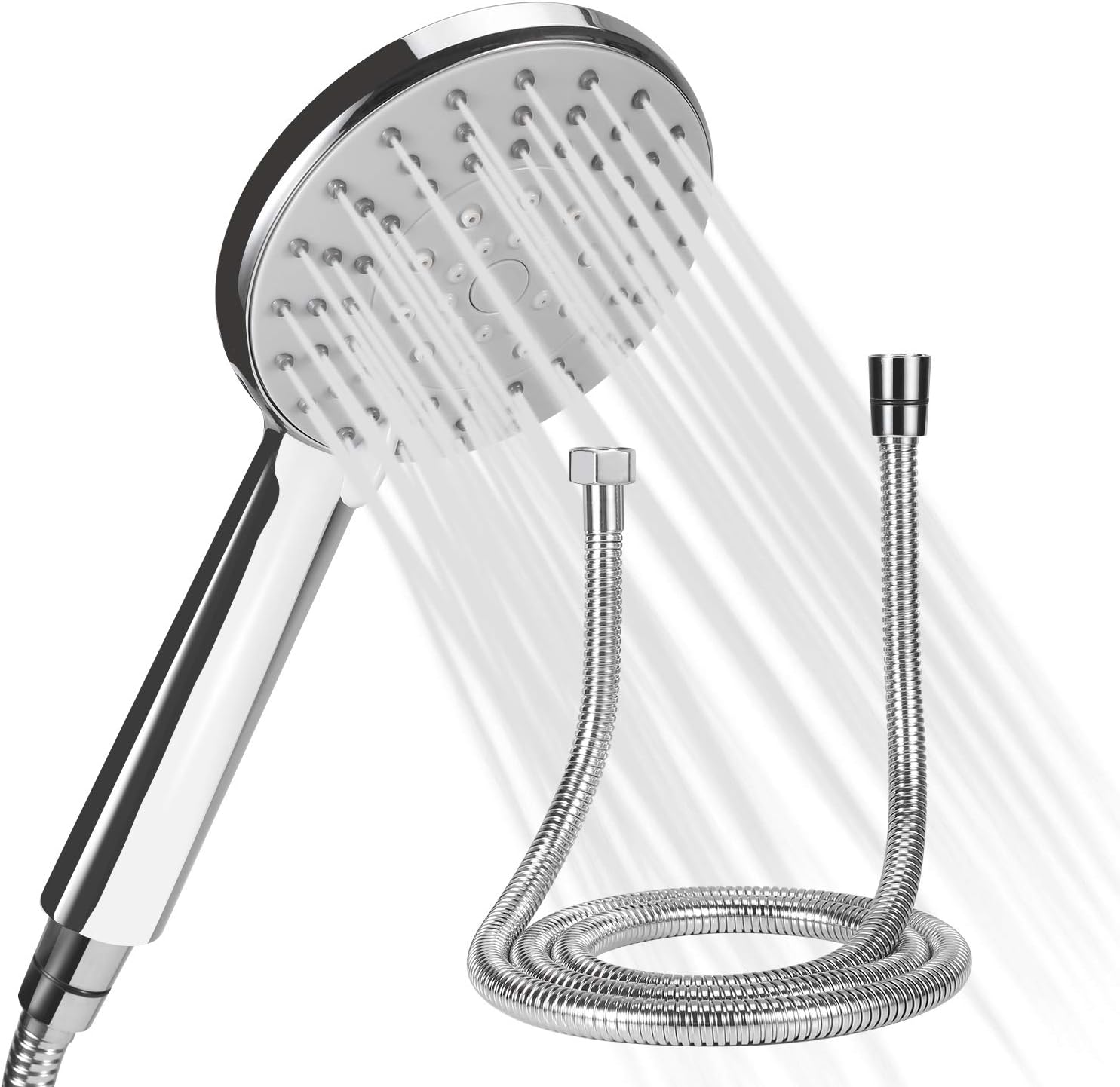Shower Head with Hose, ERAVSOW Universal Adjustable Replacement Shower