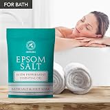 AROMATIKA Epsom Bath Salt Peppermint Oil 3000g Magnesium Sulphate Soak view 4