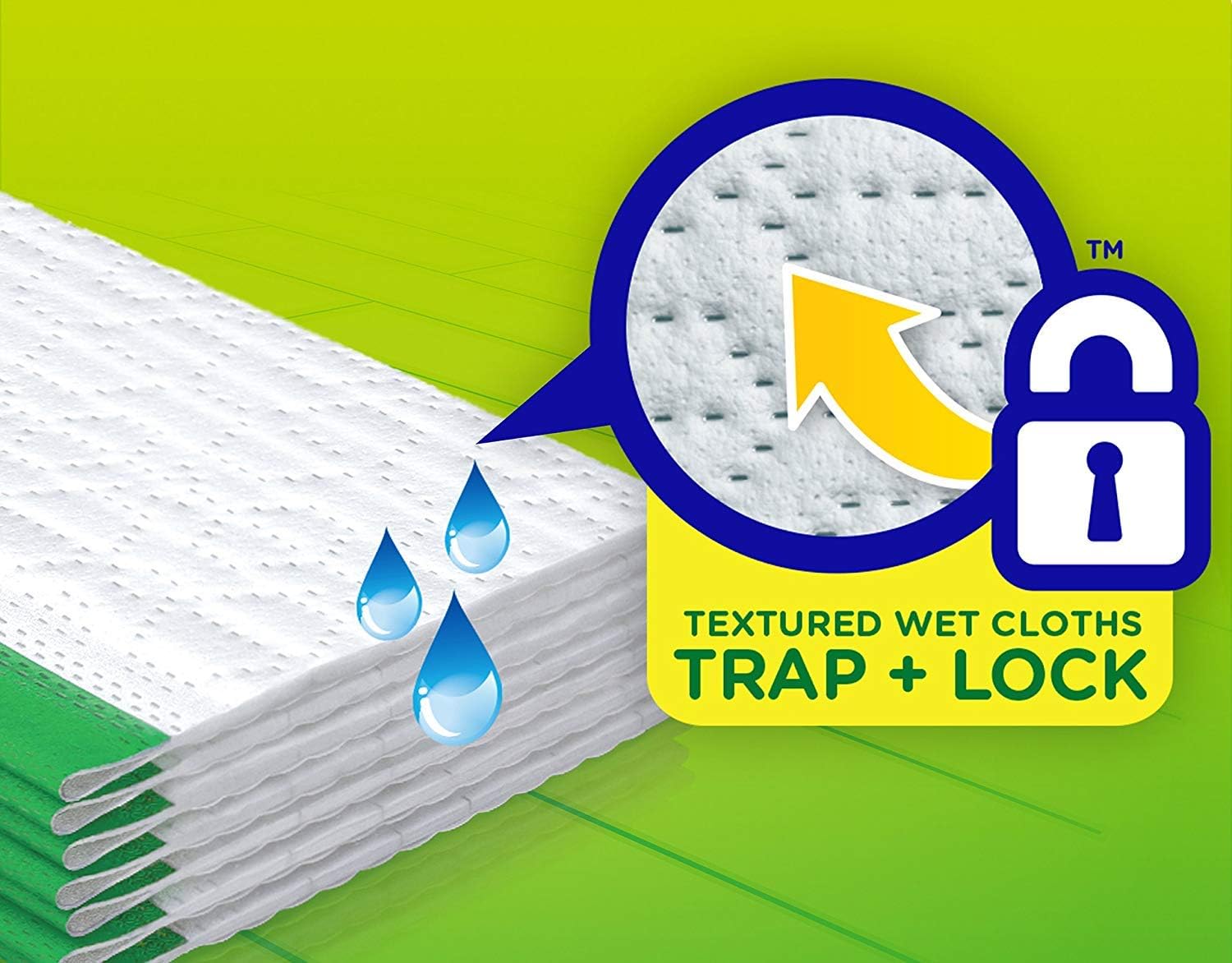 Swiffer Sweeper Wet Mopping Pad Refills for Floor Mop with Febreze Lavender Vanilla & Comfort Scent: Health & Personal Care