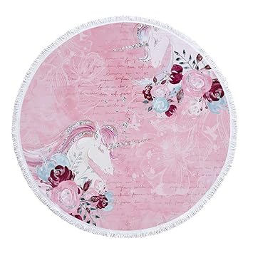 Serviettes De Plage Ronde Licorne 14 Modèles