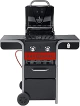 Char-Broil Gas2Coal 210 Hybrid Grill Gas Barbecue Black view 4