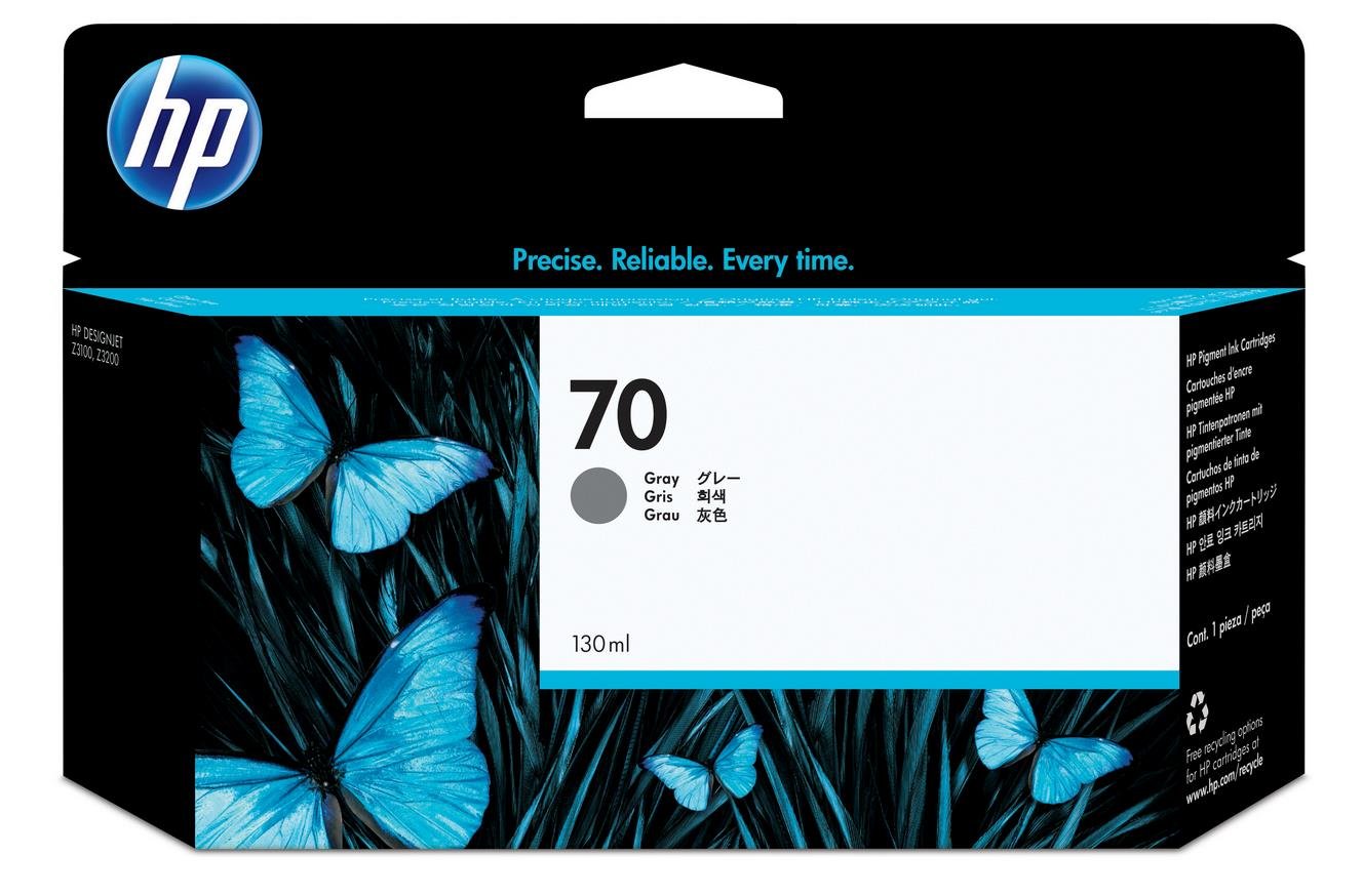 HP Original No.70 Grey Ink Cart 130ml — image 1