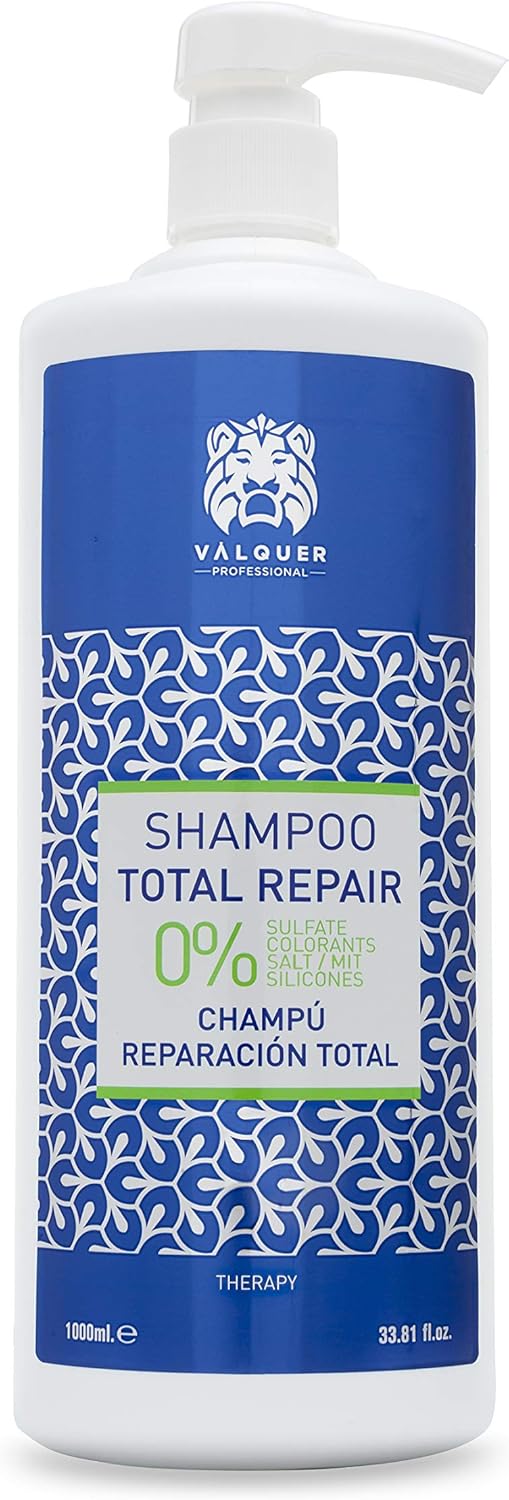 VALQUER Total Repair Zero Shampoo, Blue, 1 l (Pack of 1)