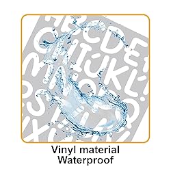 1350 Pcs Self-Adhesive Vinyl Letter & Number